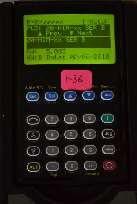 Allen-Bradley 20-HIM-A3 SERIES B Full Numeric HMI Keypad Firmware 5.003   #1-36