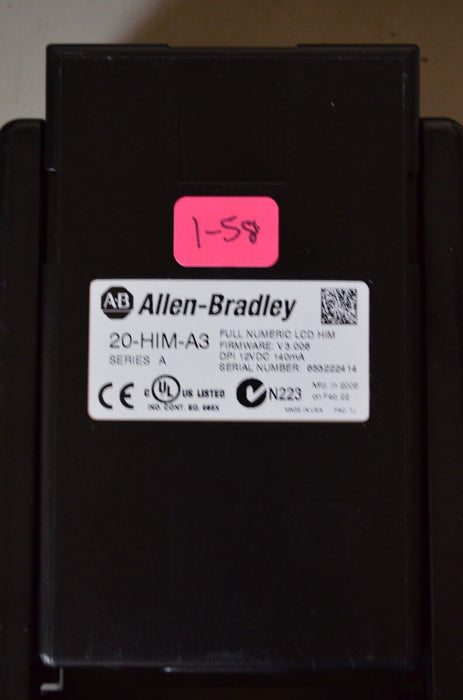 Allen-Bradley 20-HIM-A3 SERIES A Full Numeric HMI Keypad Firmware 3.006  #1-58