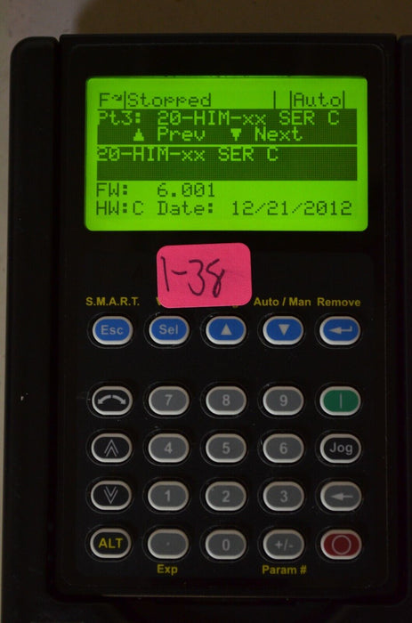 Allen-Bradley 20-HIM-A3 SERIES C Full Numeric HMI Keypad Firmware 6.001   #1-38