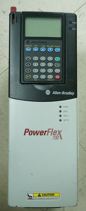 Allen-Bradley PowerFlex 700 1 HP 20BD2P1A3AYNANC0 480 VAC With HIM FRN:4.010