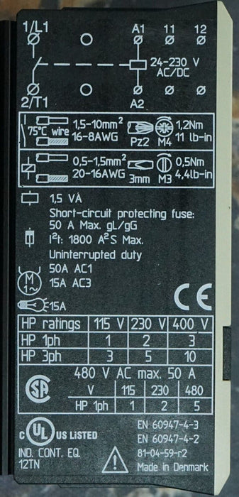 New ALLEN BRADLEY 156-A50BA1 / 156A50BA1 Solid Contactor 1PH