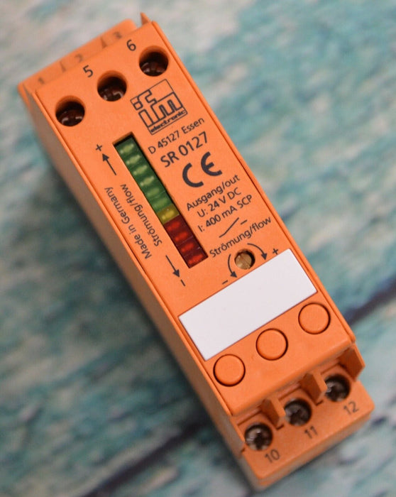 IFM SR0127 FLOW SENSOR CONTROL MONITOR