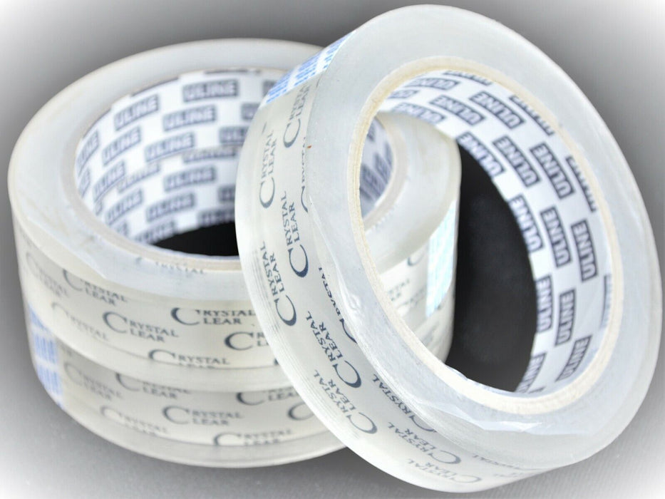 1 Roll Crystal Clear Tape 1" Inches Wide 3 Inch Core Transparent Tape S-2306