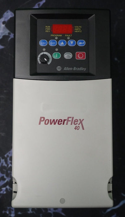 Allen-Bradley 10 HP Powerflex40 22B-D017N104 Ser. A Tested Good FRN:5.01