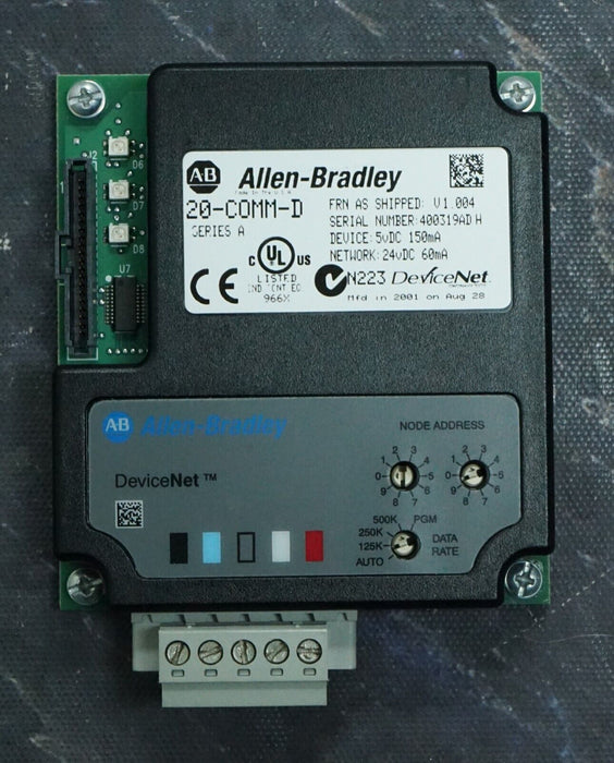 Allen-Bradley 20-COMM-D Series A Powerflex Devicenet Adapter Firmware V1.004