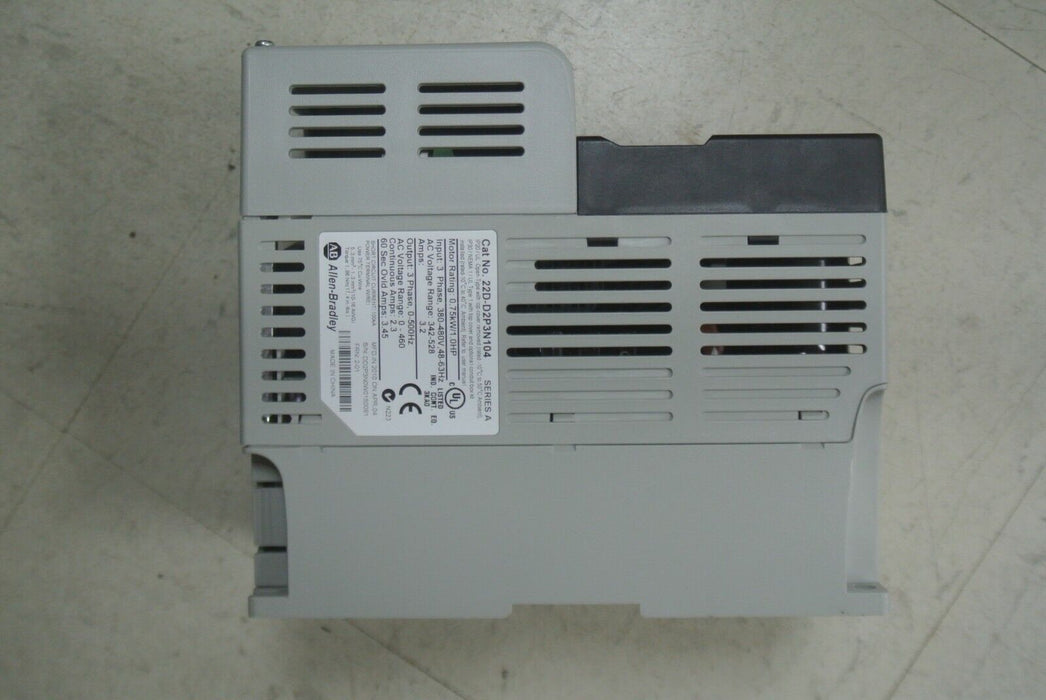 22D-D2P3N104 Allen Bradley Power Flex 40P Drive 1HP Ser.A FRN:2.01