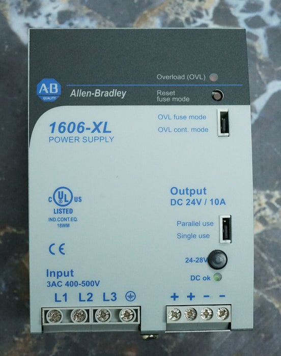 Allen-Bradley 1606-XL DC Power Supply 1606-XL240E-3 Ser. A 240W