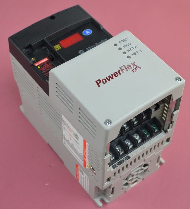 Low Hours 2015 Allen Bradley 22D-D2P3N104 PowerFlex40 Firmware 2.01 Series A