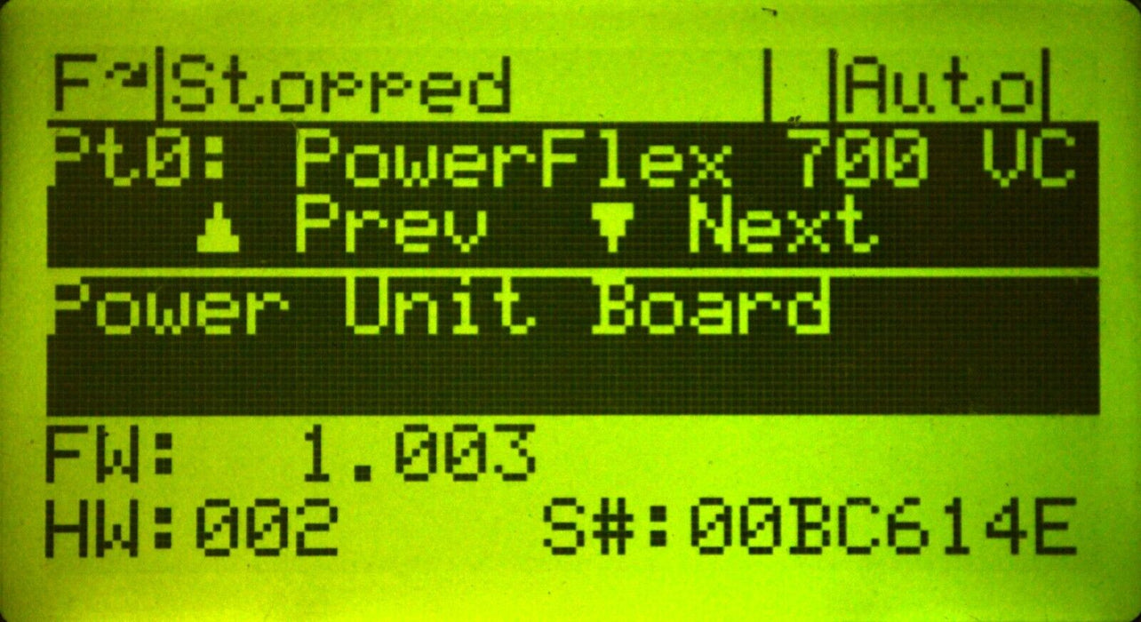 **Allen-Bradley PowerFlex700 20BD022A3AYYAND0 15 HP FRN 4.003 w/20-HIM-A3 Keypad