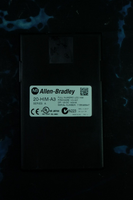 Allen-Bradley 20-HIM-A3 SERIES A Full Numeric HMI Keypad Firmware 3.007   #A-132