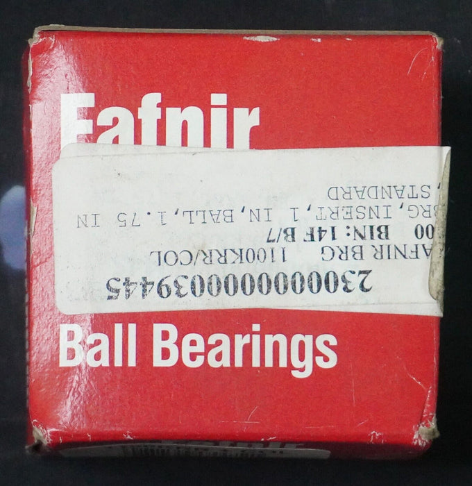 New in Box FAFNIR G1100KRR+COL Insert Ball Bearing with Collar