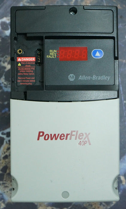 Low Hours 2016 Allen Bradley 22D-D4P0N104 PowerFlex40 Firmware 2.01 Series A