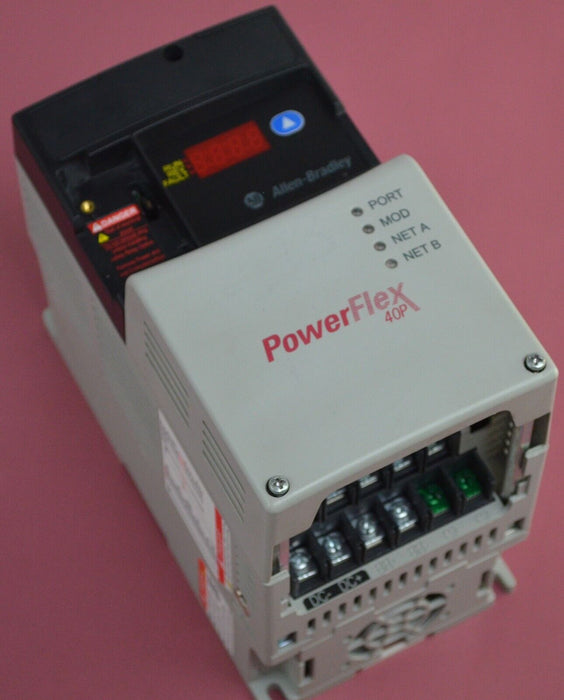 Low Hours 2020 Allen Bradley 22D-D6P0N104 PowerFlex40 Firmware 3.01 Series A