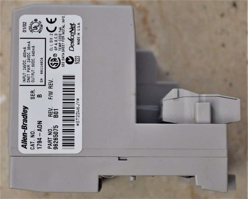 Allen Bradley 1794-ADN /B DeviceNet FLEX I/O Adapter Module