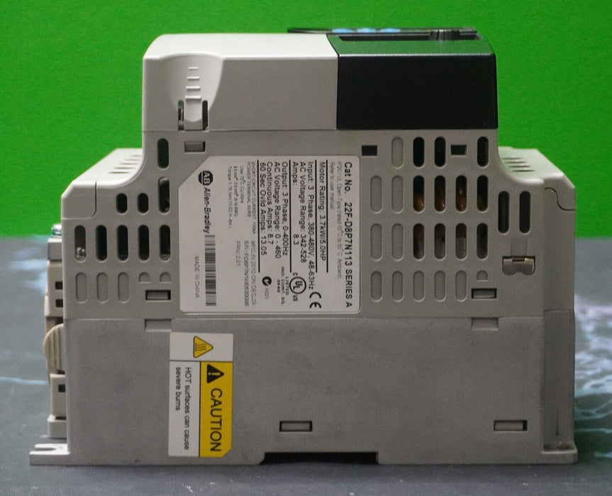 Allen-Bradley 22F-D8P7N113 Series A PowerFlex 4M AC Drive 3-P 5HP FRN:2.01