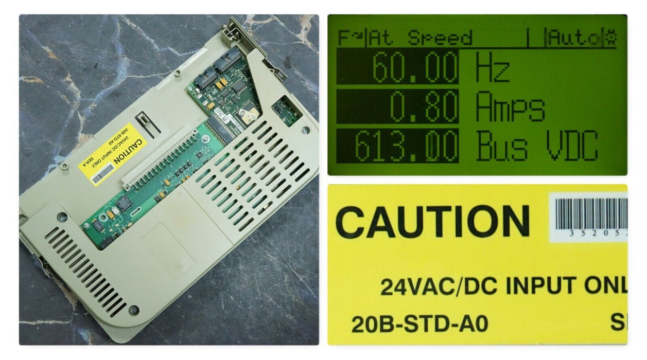 Allen Bradley 20B-STD-A0 PowerFlex 700 STD Cassette 24 VDC Version:3.002 SER.A