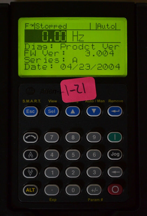 Allen-Bradley 20-HIM-A3 SERIES A Full Numeric HMI Keypad Firmware 3.004   #1-21