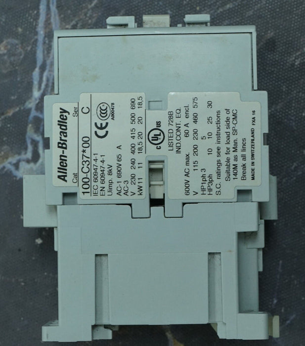 Allen-Bradley 100-C37*10 IEC Rated Safety Contactor