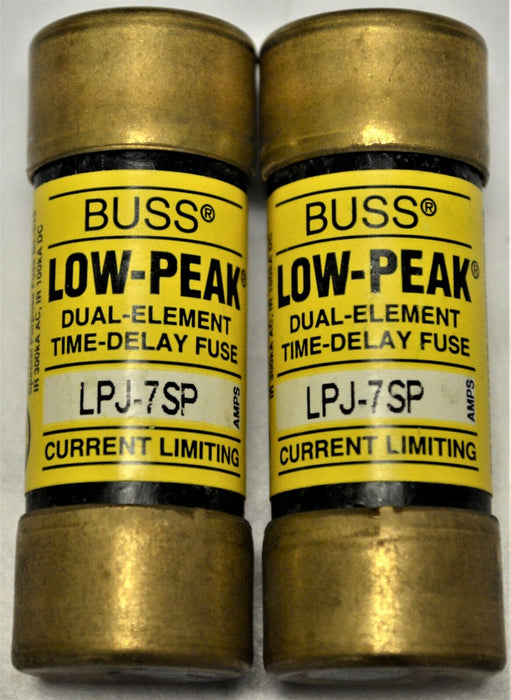 Bussmann LPJ-7SP Class J Fuses (Lot of 2) Tested Good