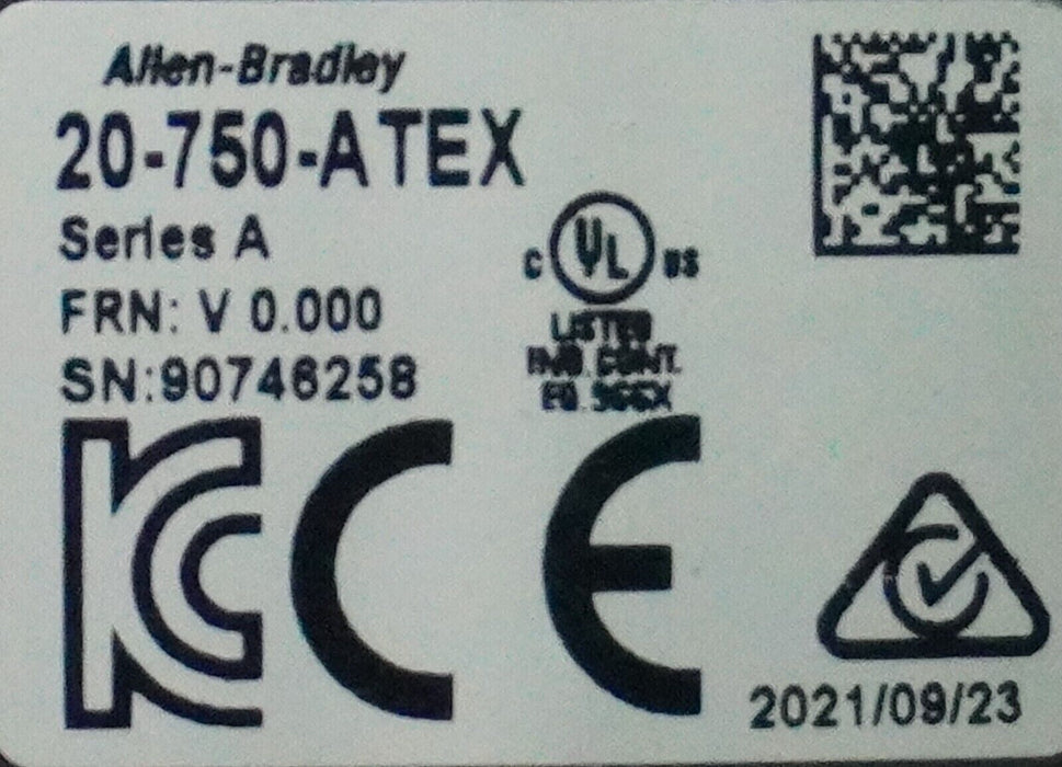 Allen Bradley 20-750-ATEX Tested Good