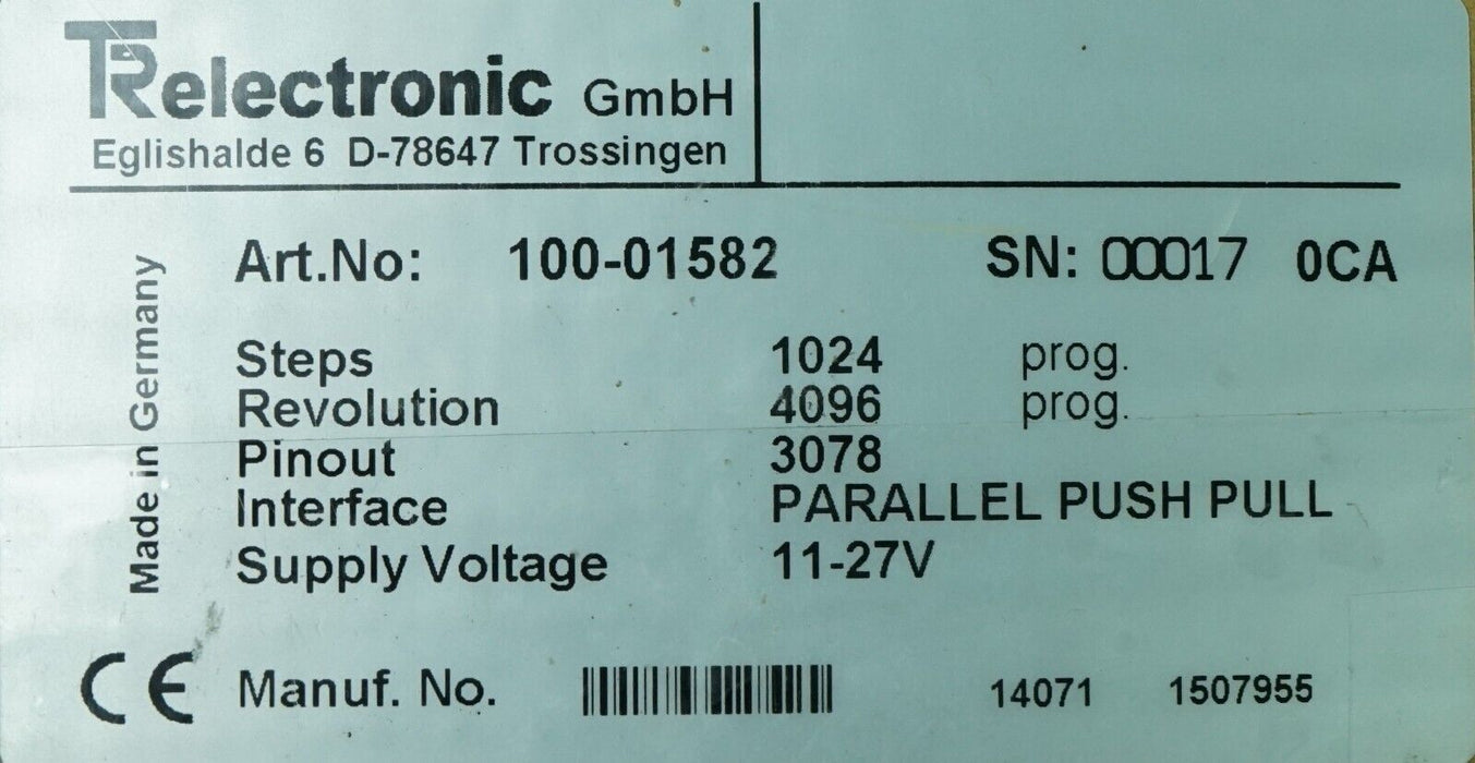 TRelectronic GmbH 100-01582 Parallel Push Pull 11-27V Made in Germany