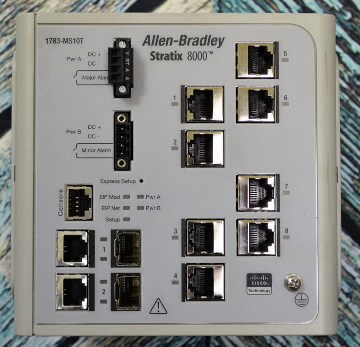 Allen Bradley 1783-MS10T Stratix 8000 EtherNet Managed Switch Tested Good
