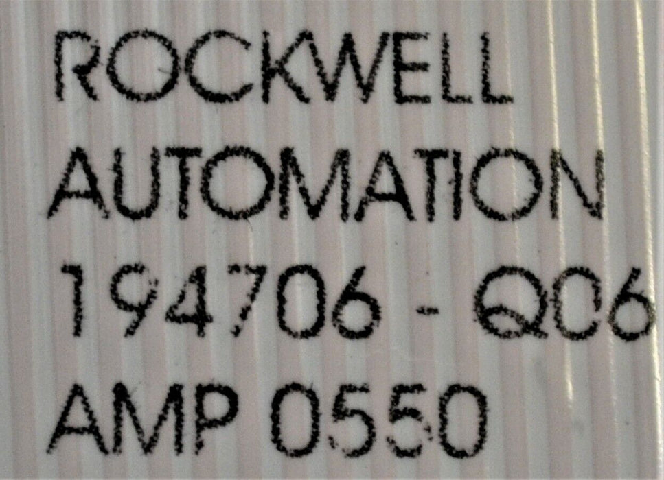 UP TO 200 AVAILABLE 194706-Q06 Rockwell Data Cable Powerflex 194706-Q06 Quantity