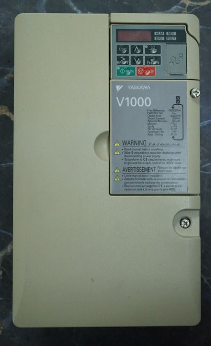 Yaskawa 10HP CIMR-VT4A0018FAA V1000 Variable Frequency Drive Tested Good