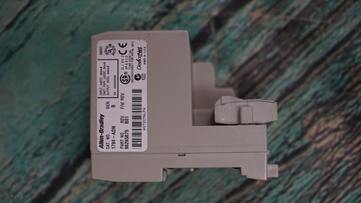 Allen Bradley 1794-ADN/B DeviceNet FLEX I/O DEVICENET Adapter Module B01