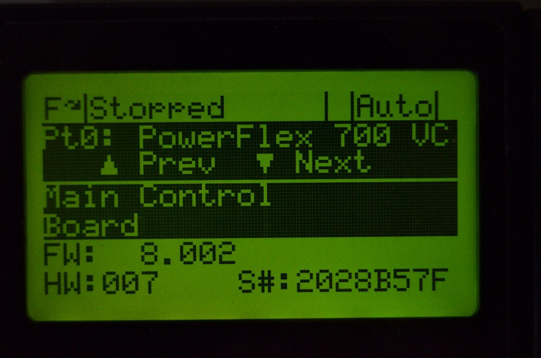 Low Hours Allen-Bradley 20BD5P0A0AYNANC0 /B PowerFlex 700 3HP 480 VAC FRN: 8.002