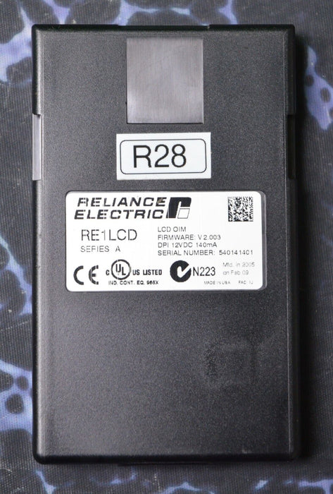 Reliance Electric RE1LCD A Keypad FRN:2.003 Tested Good R28