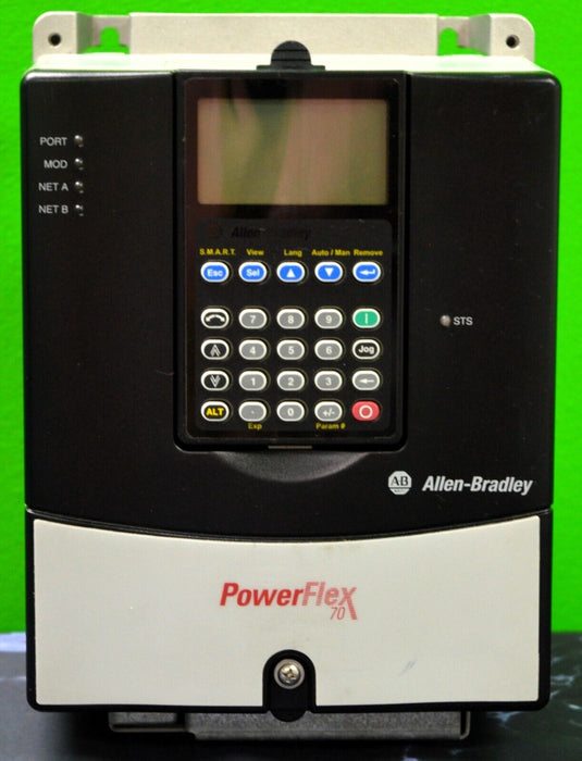 Low Hour Allen-Bradley 20AD1P1A3AYNADC0 PowerFlex 70 1/2 HP FRN 3.003 Series A