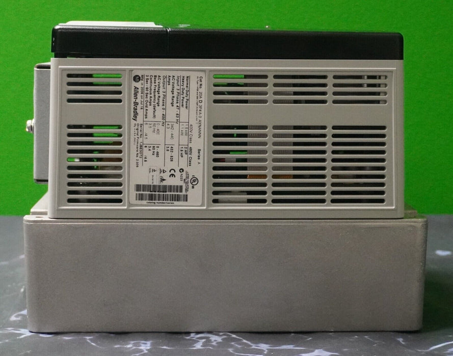 Low Hr Allen-Bradley 20AD3P4A0AYNANNN PowerFlex 70 2HP Drive Series A FRM:2.009