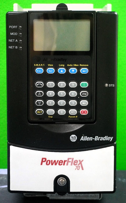 Allen-Bradley 20AD2P1A3AYNNCC0 PowerFlex70 1HP 480VAC FRN:5.001 Tested