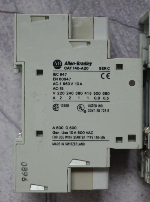 Allen-Bradley 140-MN-0160 Manual Motor Starter Protector Ser. C - Lot of (5)