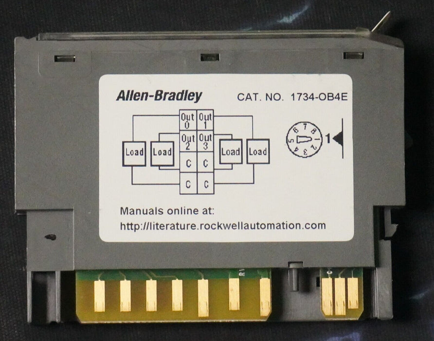 Allen Bradley 1734-OB4E FW:3.022 Ser C I/O Digital Sourcing Output