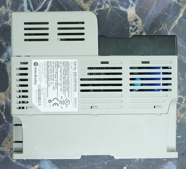 Allen-Bradley 22D-D2P3N104 PowerFlex40P FRN:2.01 Series A Tested QTY up to 7