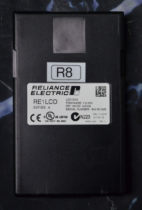 Reliance Electric RE1LCD A Keypad FRN:2.003 Tested Good R8