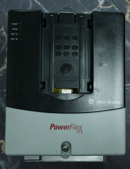 Low-Hrs Allen-Bradley PowerFlex 70 2HP 20AD3P4A0AYNANNN 480VAC FRN:2.002