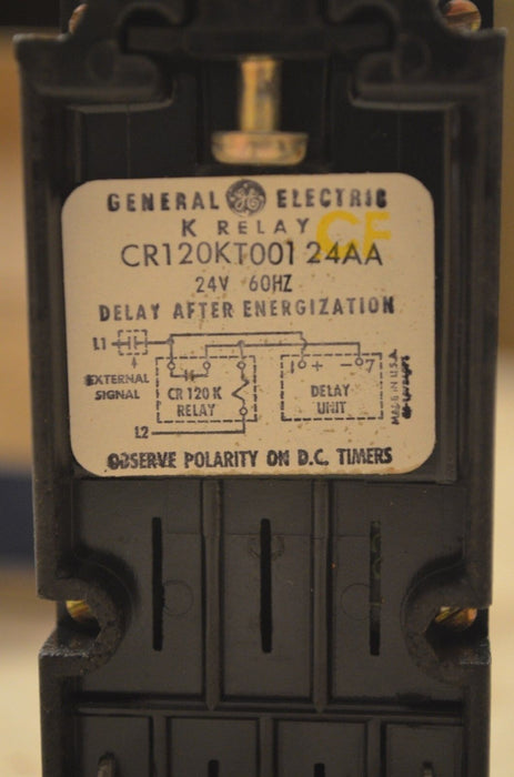 New GE CR120KT00124AA General Electric Time Delay Relay