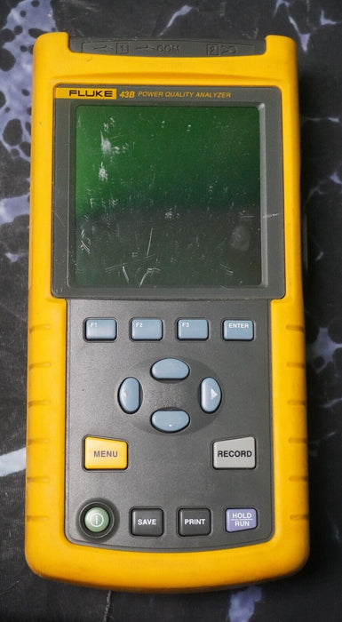 FLUKE 43B HANDHELD Power Quality Analyzer Tested