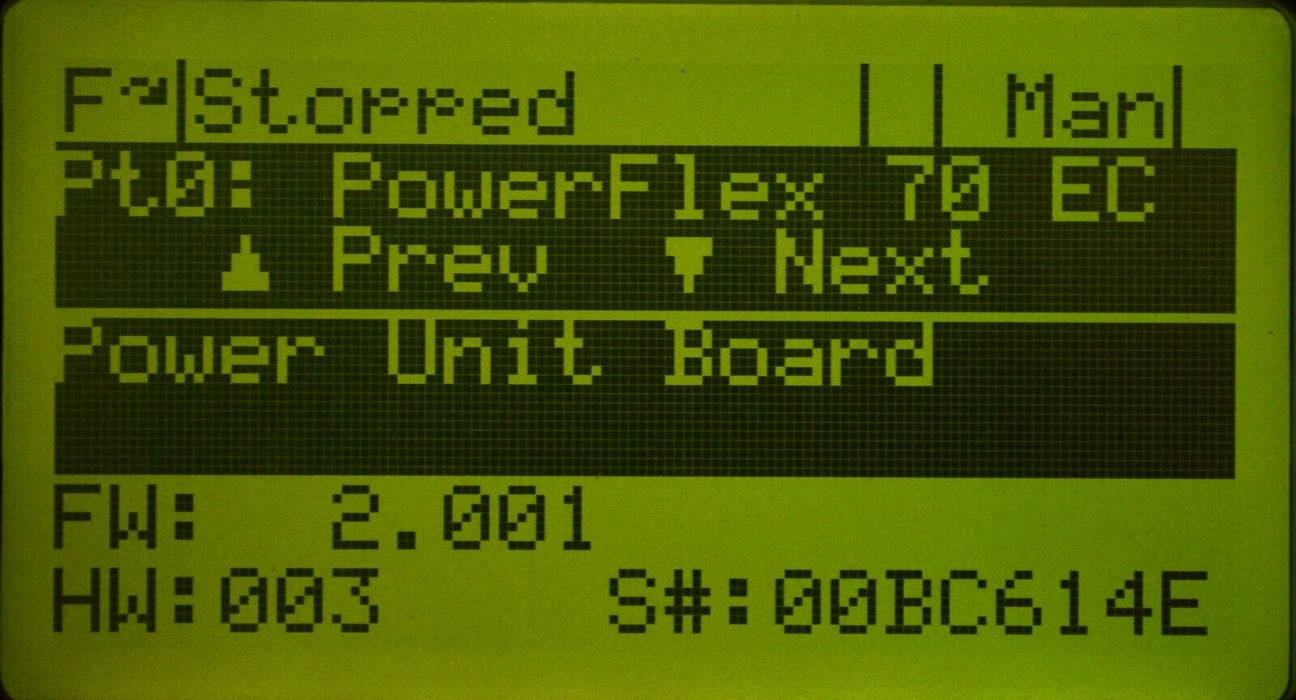 Allen-Bradley PowerFlex 70 5HP 20AE6P1A0AYNNNC0 600V 4.001 Tested Good