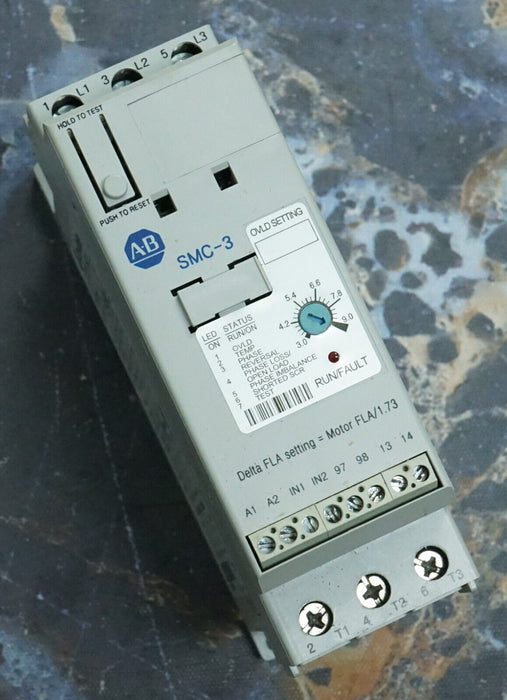 Allen-Bradley 150-C9NBD Series B SMC-3 Motor Controller FRN:2.08