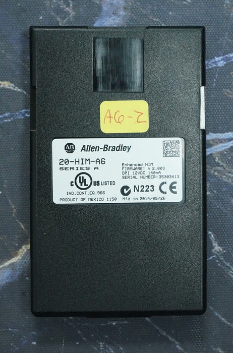 2014 ALLEN BRADLEY 20-HIM-A6 SERIES A HMI FIRMWARE VERSION 2.003 (A6-2)