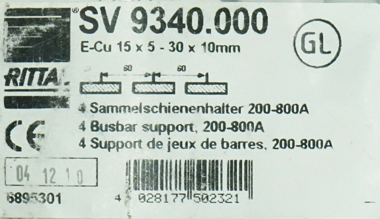 NIB RITTAL SV 9340.070 END COVER SET FOR SV 9340.000, Made in Germany