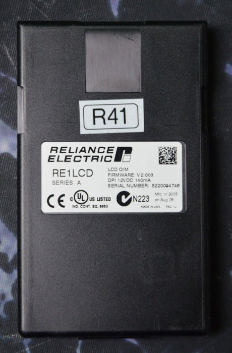 Reliance Electric RE1LCD A Keypad FRN:2.003 Tested Good R41