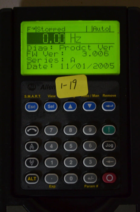 Allen-Bradley 20-HIM-A3 SERIES A Full Numeric HMI Keypad Firmware 3.006   #1-19