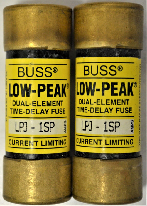 Bussmann LPJ-1SP Class J Fuses (Lot of 2) Tested Good