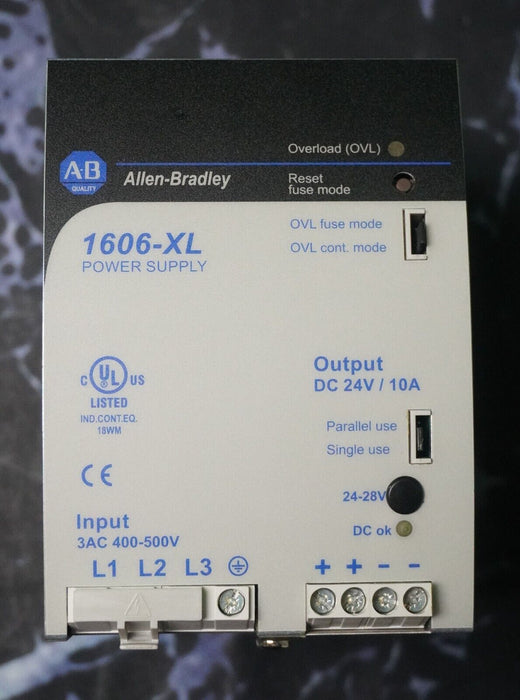 Allen Bradley 1606-XL DC Power Supply 1606-XL240E-3 Ser. A 240W Tested Good