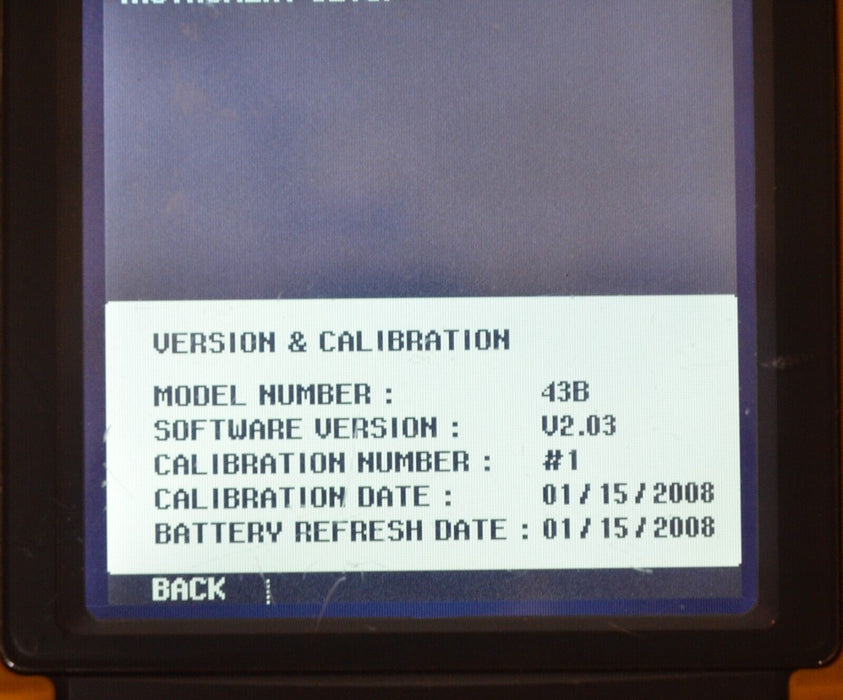 FLUKE 43B HANDHELD Power Quality Analyzer Tested